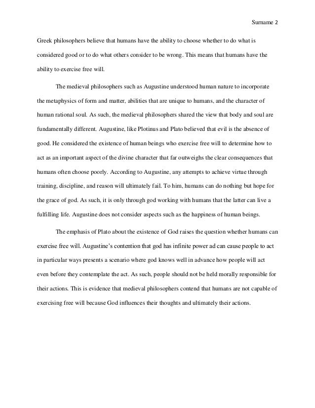 essay on human and nature