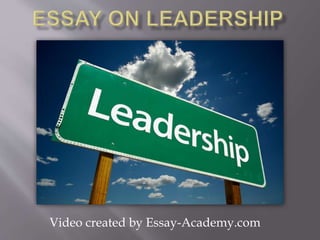 Video created by Essay-Academy.com
 