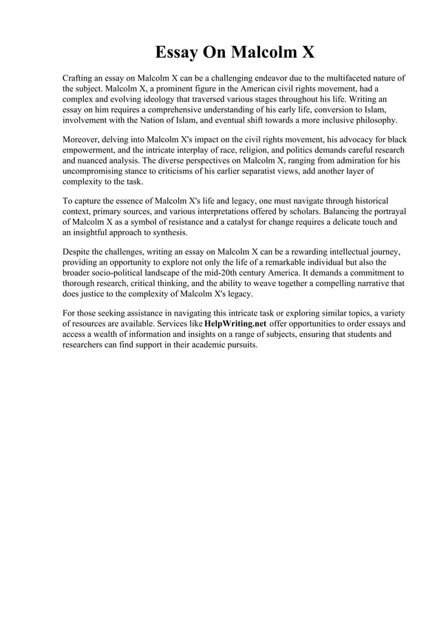 Essay On Malcolm X Malcolm X Learning To Read Rhetorical Analysis Essay On Malcolm X Malcolm X Learning To Read Rhetorical Analysis