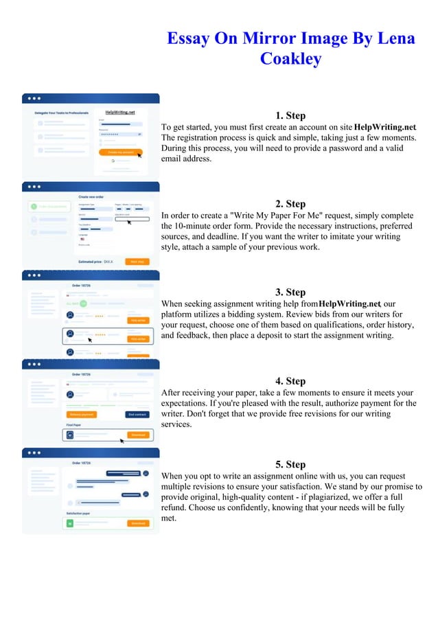 Essay On Mirror Image By Lena Coakley PDF