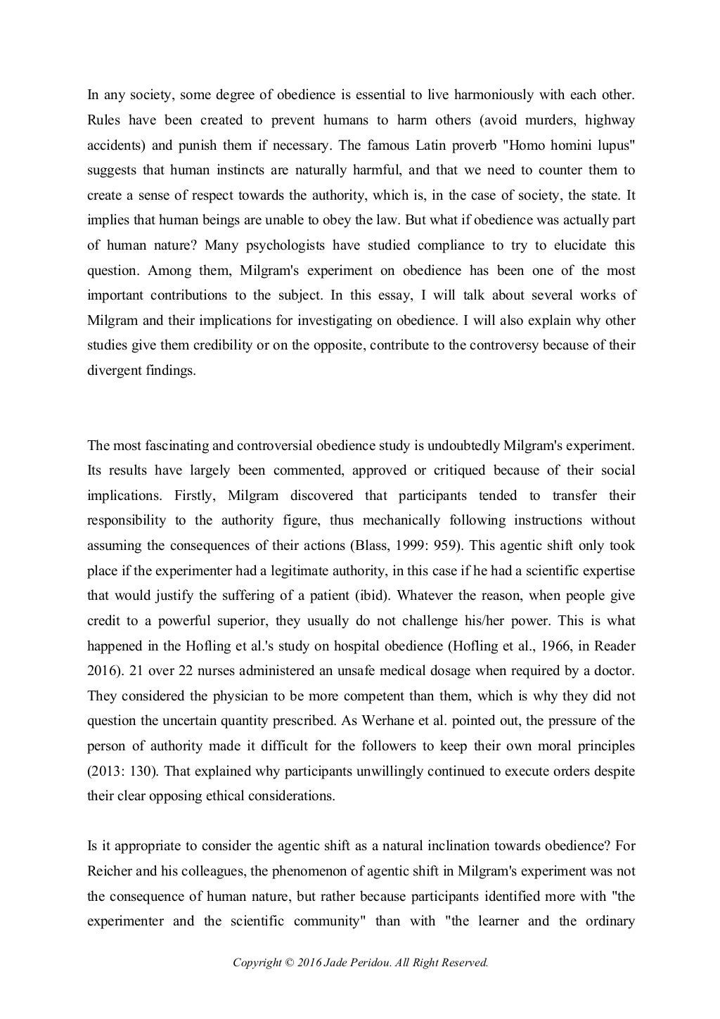 Conditioning and obedience image