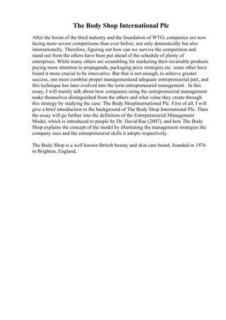 Essay On The Bluest Eye. . Literature Essay Sample - The Bluest Eye | PDF