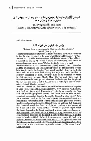 essay on the heart ibn taymiyyah pdf
