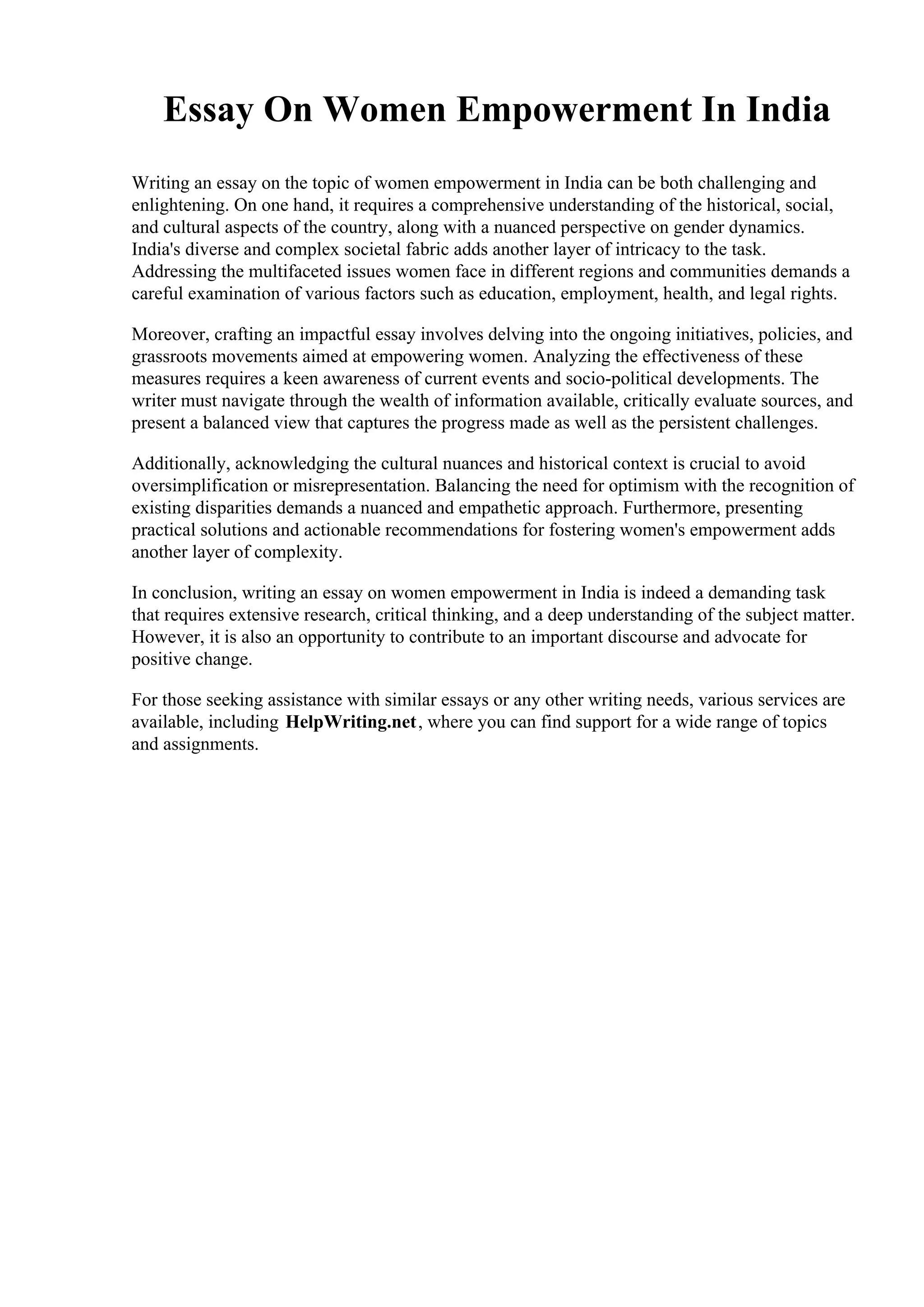Essay On Women Empowerment In India.pdf