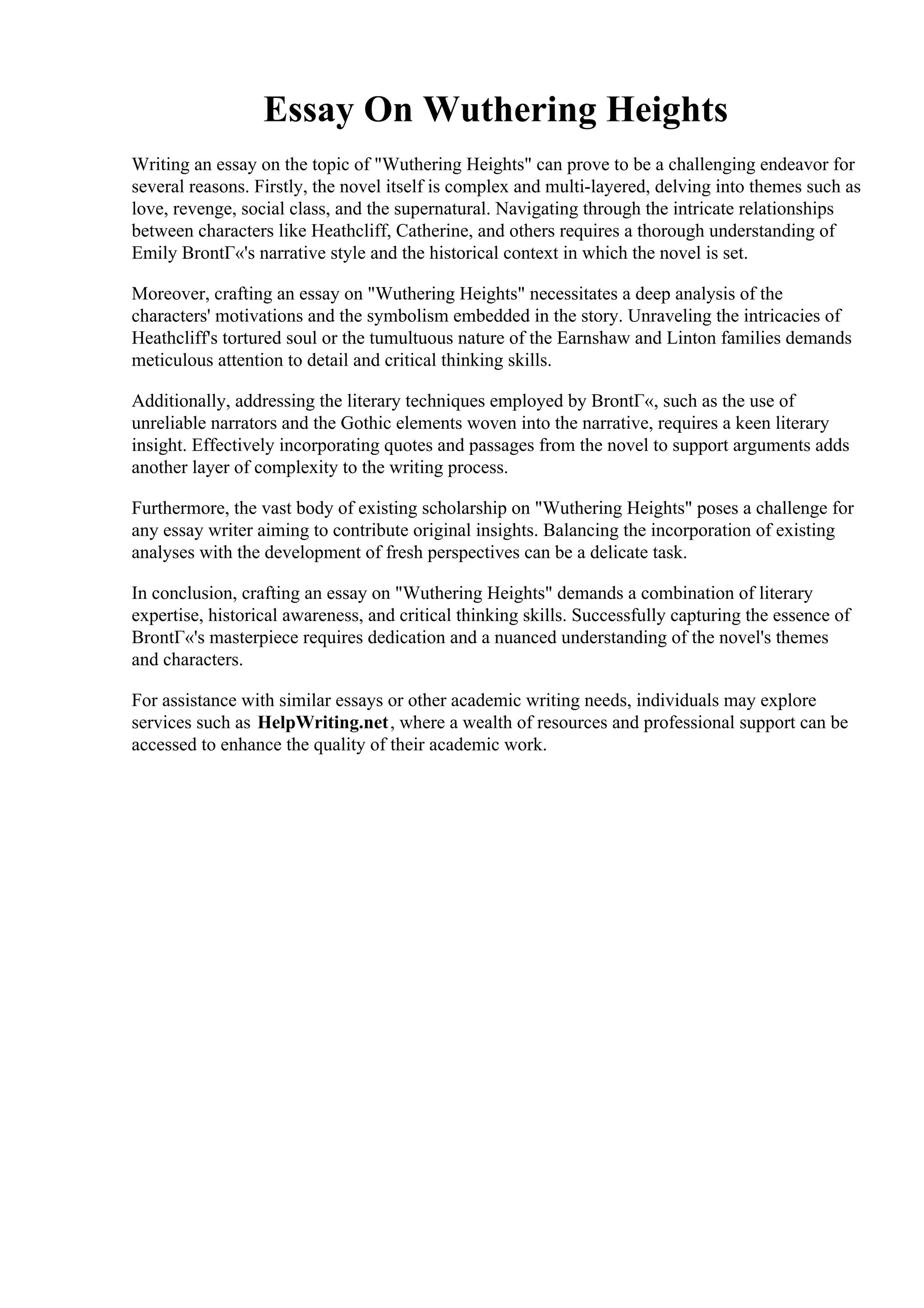 Essay On Wuthering Heights.pdf