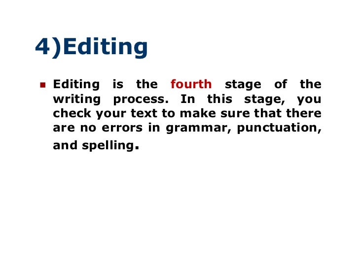 Essay writing process