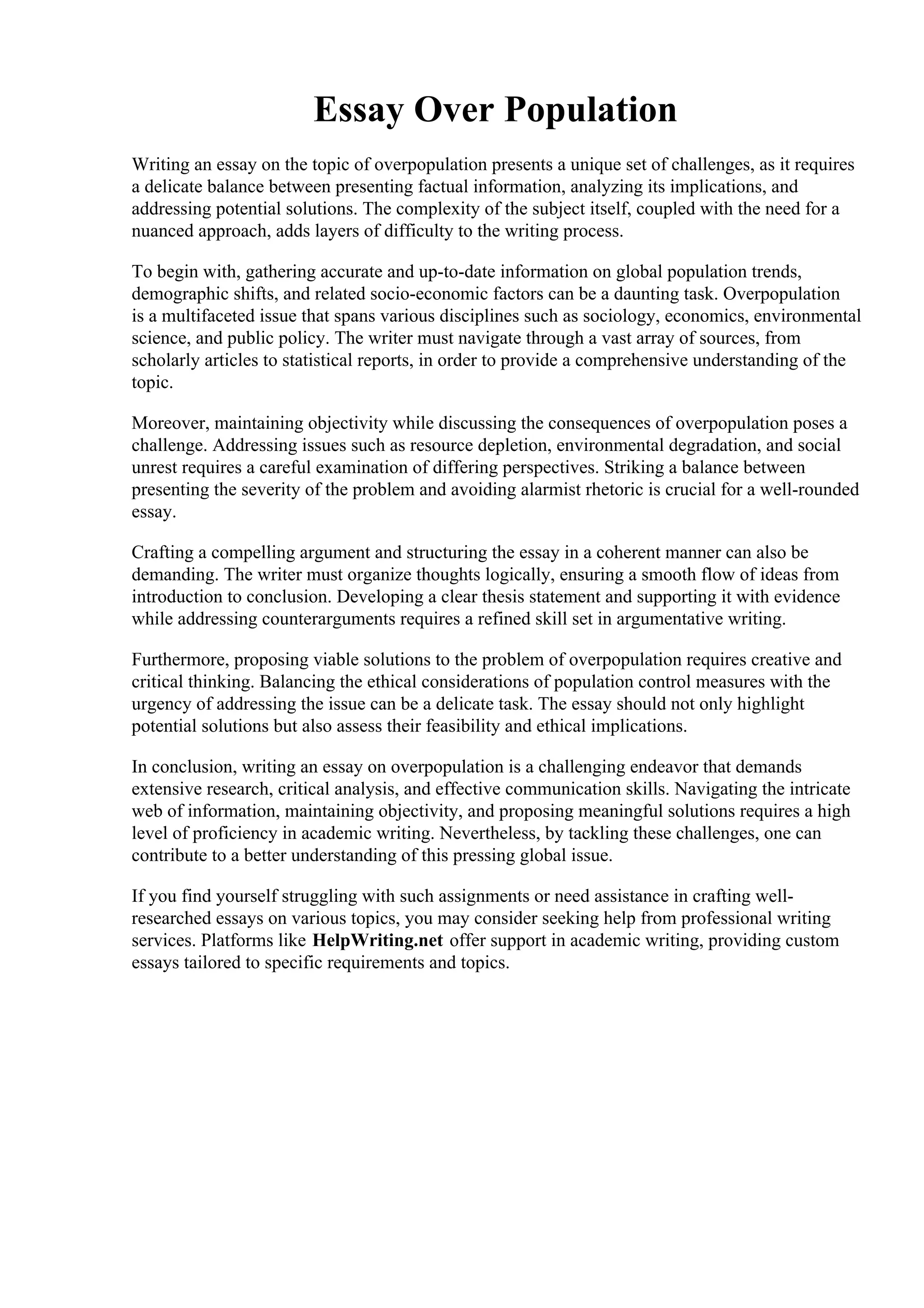 Essay Over Population.pdf