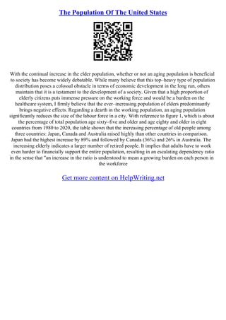 Essay Population | PDF