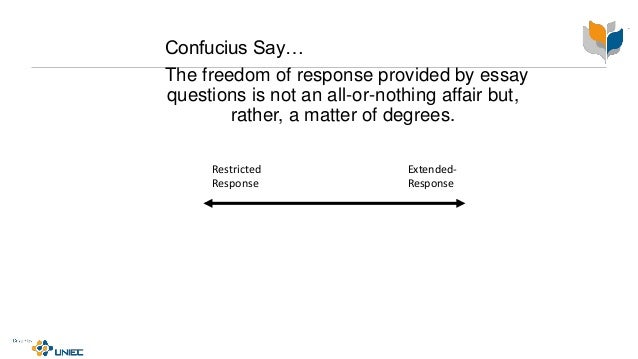 Constructing restricted-response essay questions