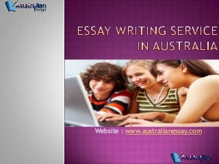 Website : www.australianessay.com
 