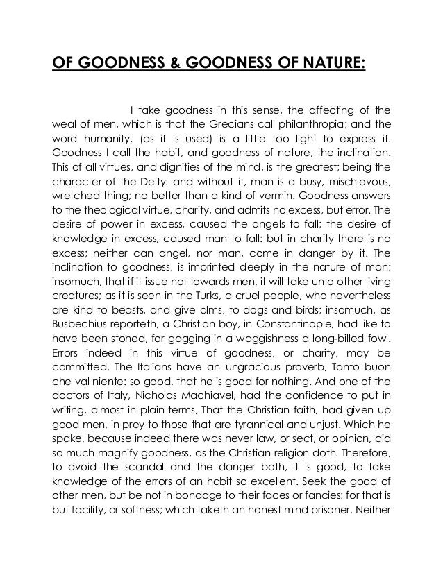 Essay writer bacon
