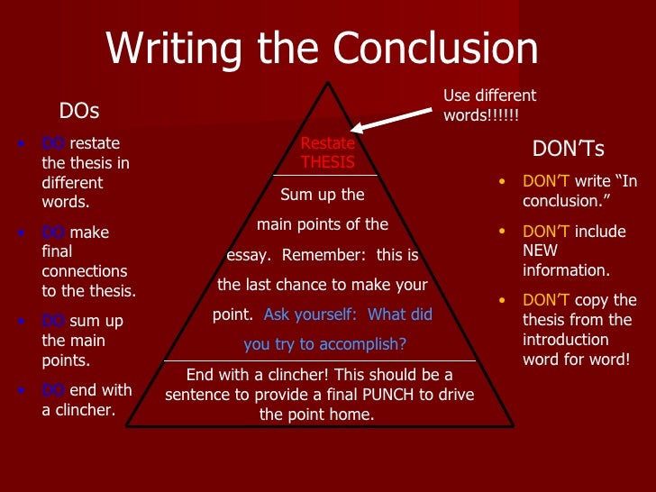 Closing sentences for essays