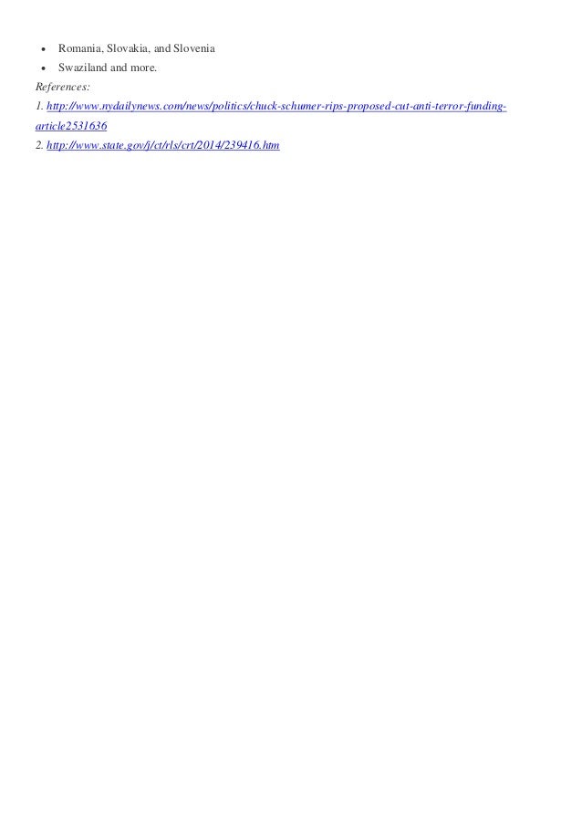 global terrorism essay