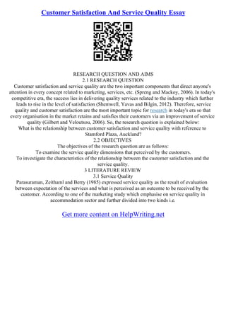 Essay Service Review | PDF
