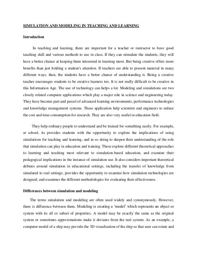 short essay examples about education
