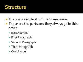 Essay Structure | PPTX
