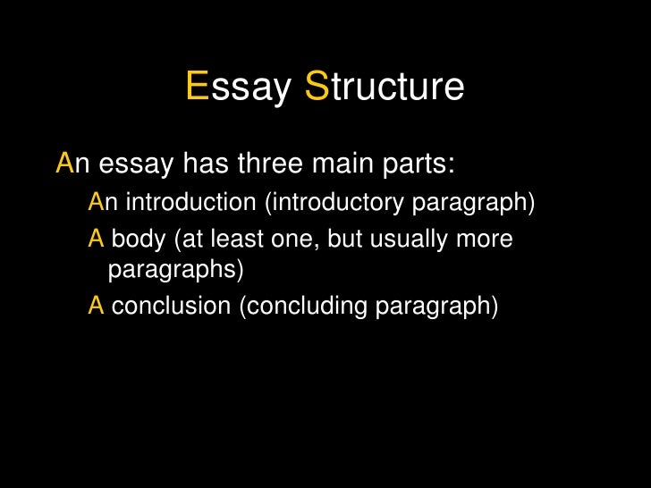structure for essay writing