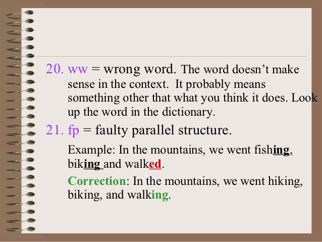 Essay Tips & Grading Symbols slideshare - 웹