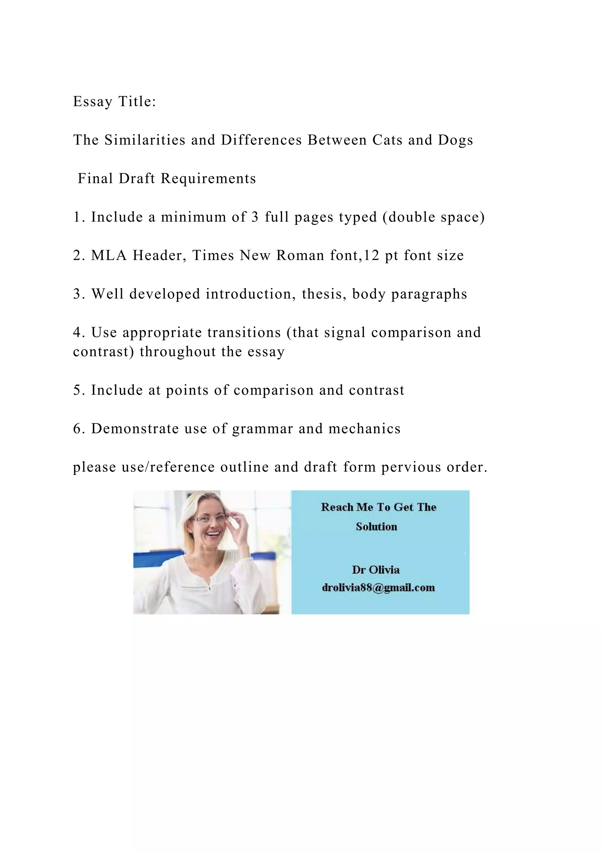 Essay Title The Similarities And Differences Between Cats And docx essay-title-the-similarities-and-differences-between-cats-and-docx