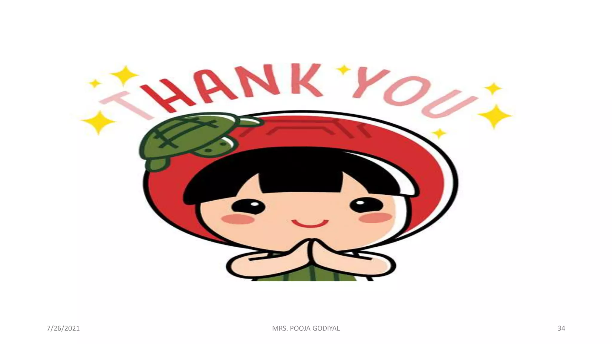 7/26/2021 MRS. POOJA GODIYAL 34
 