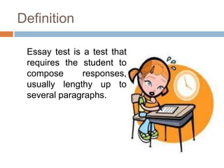 essay type test ppt