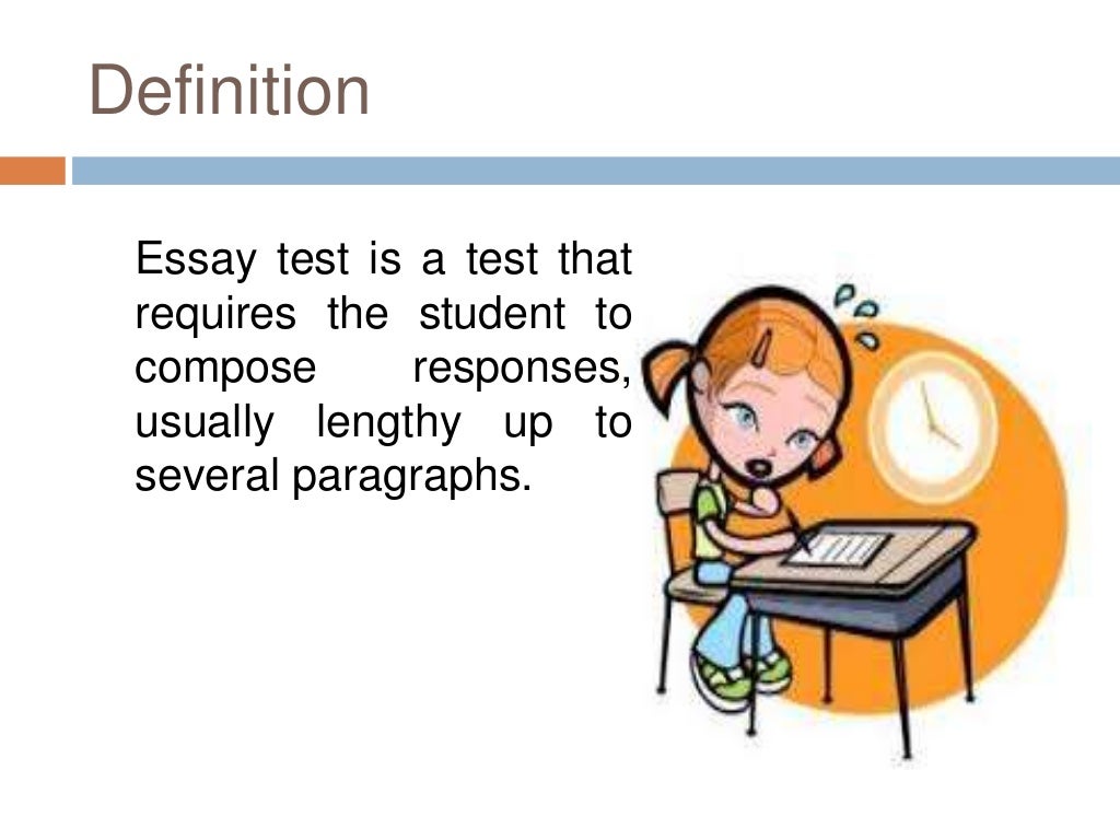 Essay type test