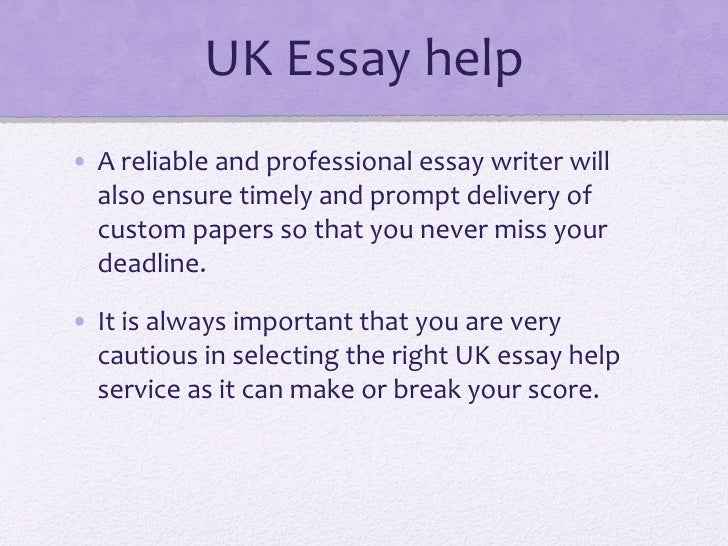 Your essay writer
