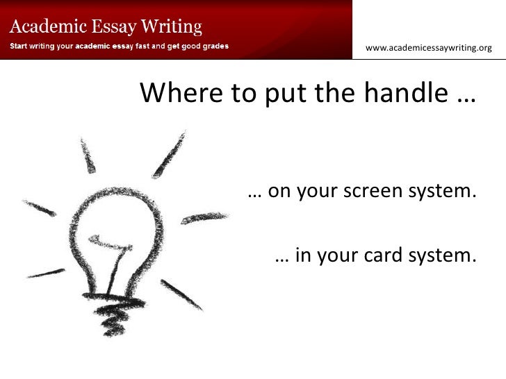 How to write essays quickly