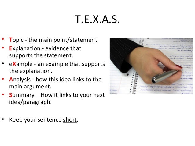 How to write an essay summary