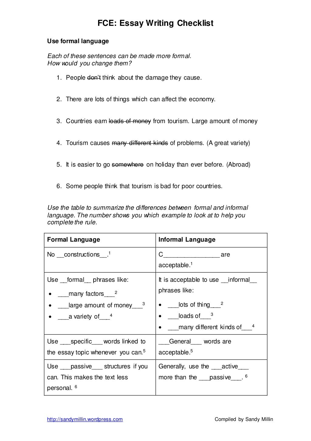 essay writing