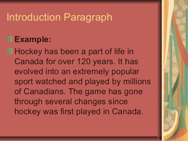 hockey essay