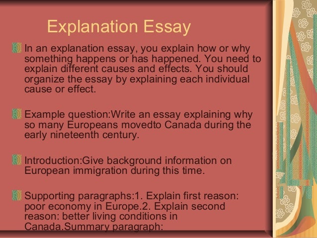 The introduction of a cause and effect essay should