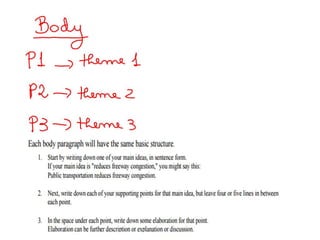 Essay writing