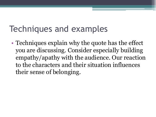 Area of study essay