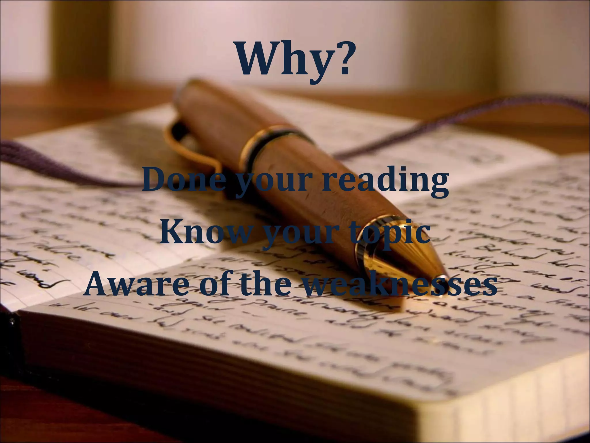 ‘Passable’ Literature Review

 Main theories
 How they were applied
 Research methods used by
  others
 Research design used by others
 