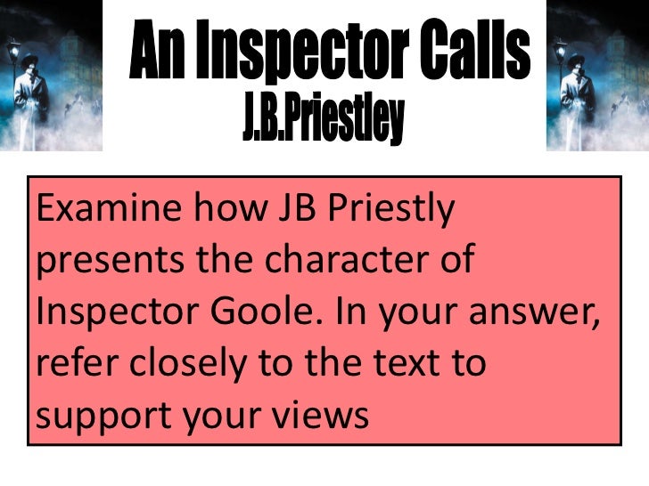 Inspector calls gcse essay