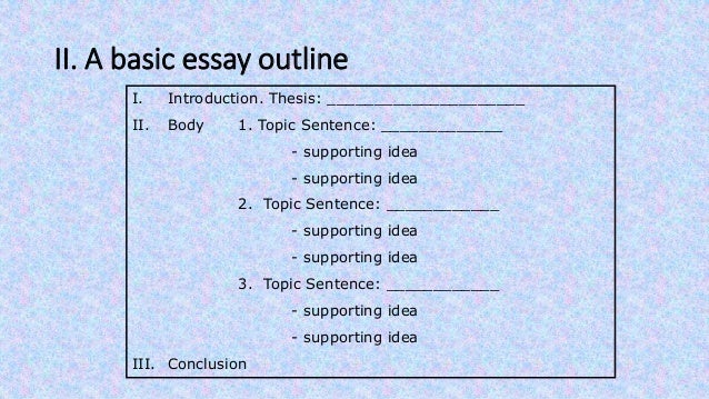 Practicing essay writing