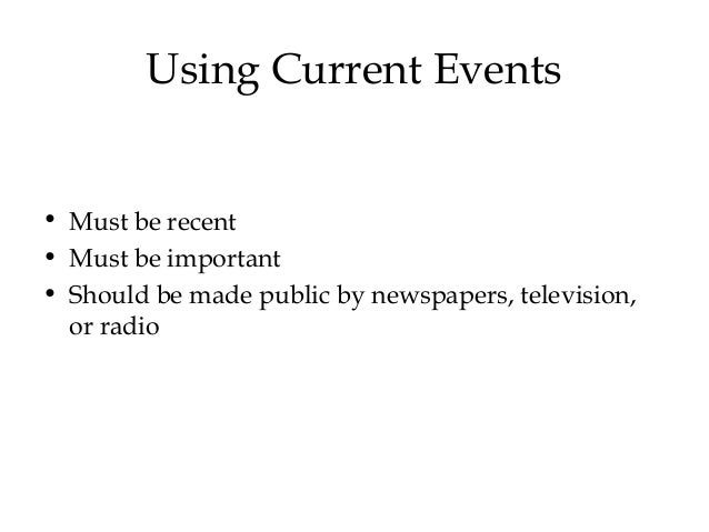 event essay