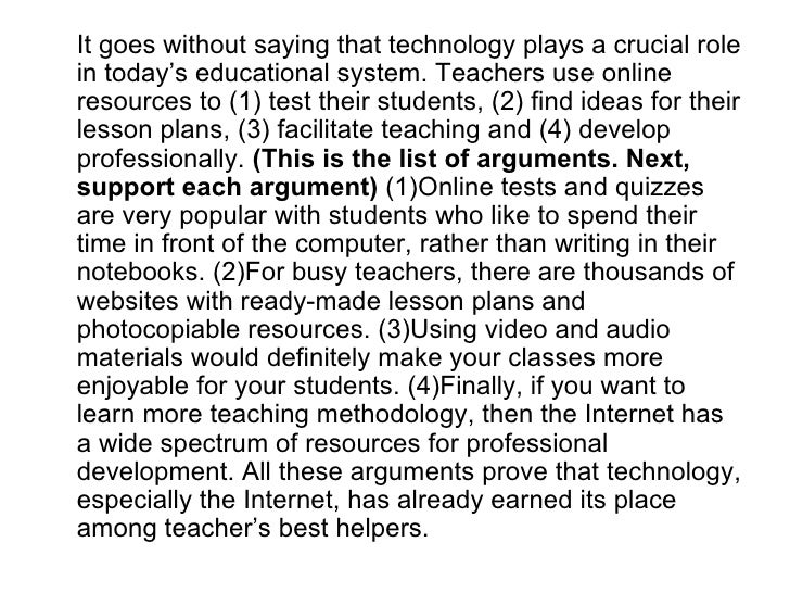 Et essay writing