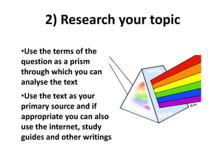 Essay Writing GCSE Holmes