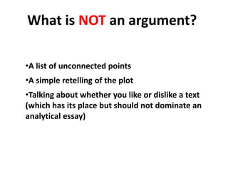 Essay Writing GCSE Holmes