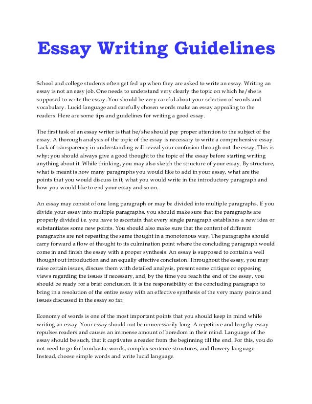 Essays written for you