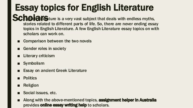 Free British Literature Essay Examples & Topic Ideas | IvyPanda® british literature essay topics