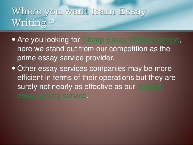 Essay writing services uk