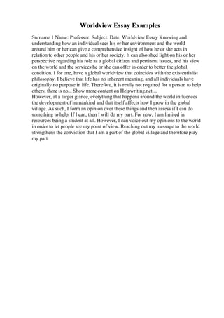 Essay Writing Technique | PDF