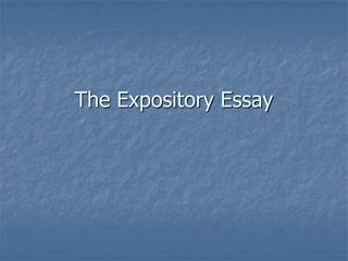 Essay Writing Week 1