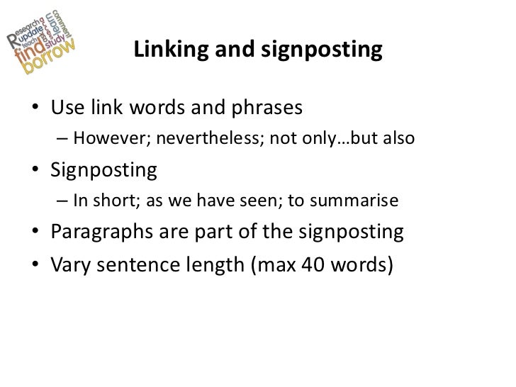 Signpost for conclusion picture