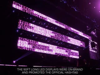 Social Media Visualizations at the Essence Festival