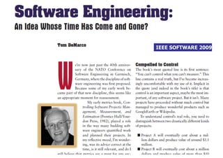 Change Vision, Inc.
IEEE SOFTWARE 2009
 