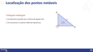 Pontos Notáveis do Triângulo: Incentro, Circuncentro, Ortocentro e ...